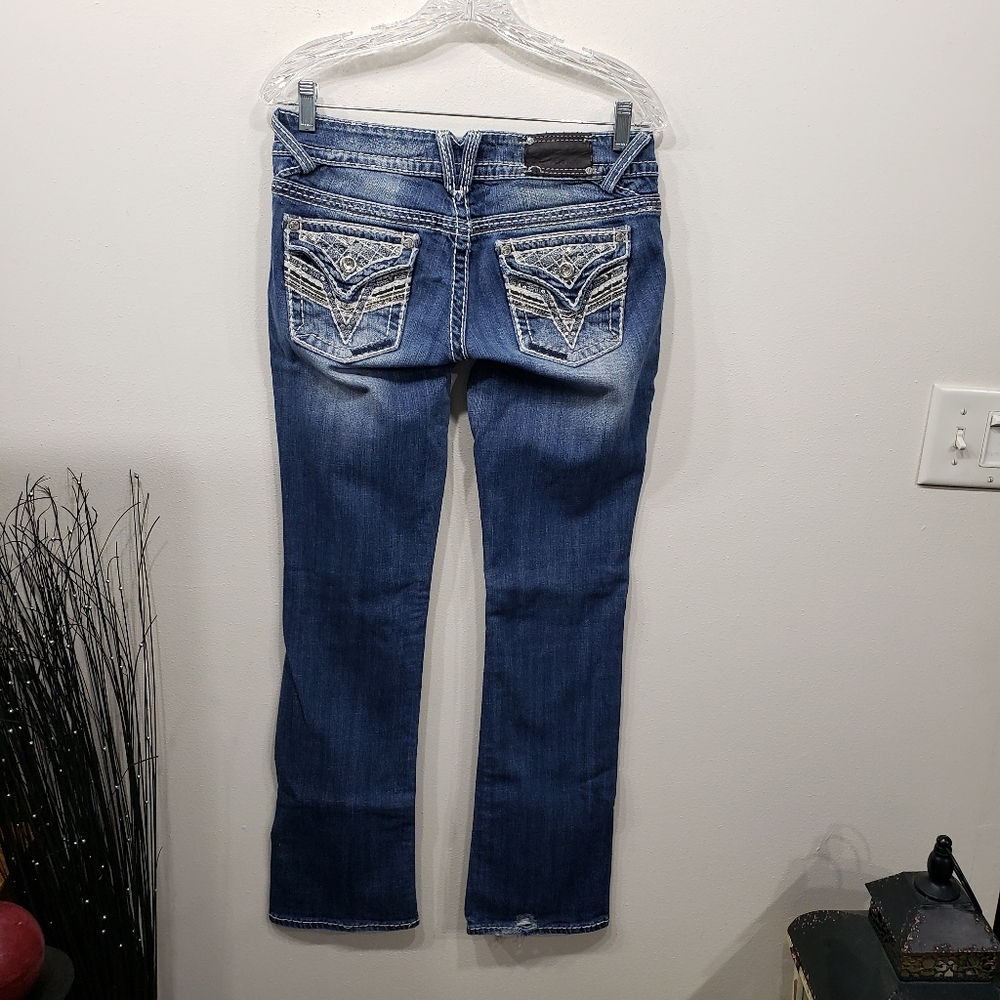 Vigoss Jeans with tons of sparkle, New York style, sz. 3-4 x 33